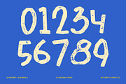 CS Raving Stamp, a Handwritten Font by Craft Supply Co. (Thumbnail 6 of 8)