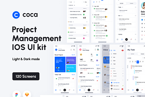 Coca - Project Management App, an UI Kit Template by Sans Design