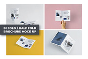 A5 Bifold/Half-Fold Brochure Mockup, a Print Template by Mockstore (Thumbnail 1 of 10)
