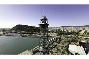 Torre de jaume i cable car tower, an Architecture Photo by Media Whale Stock