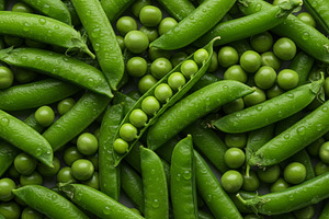 Fresh green peas, a Food & Drink Photo by professorinc