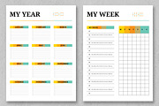 Teacher Planner Template, a Stationery Template by ContestDesign (Thumbnail 4 of 4)