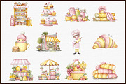Watercolor Fast Food Clipart Bundle, an Illustration by Sublimation Artist (Thumbnail 3 of 6)