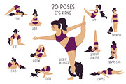 Yoga and My Cat, a Healthcare Illustration by Annakniaz (Thumbnail 2 of 10)