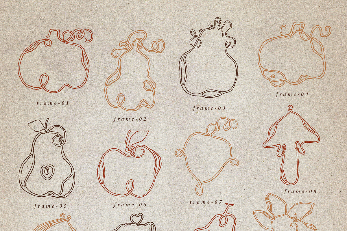 Whimsical Autumn Frames Collection, an Object Graphic by Cute Atelier (Photo 3 of 11)