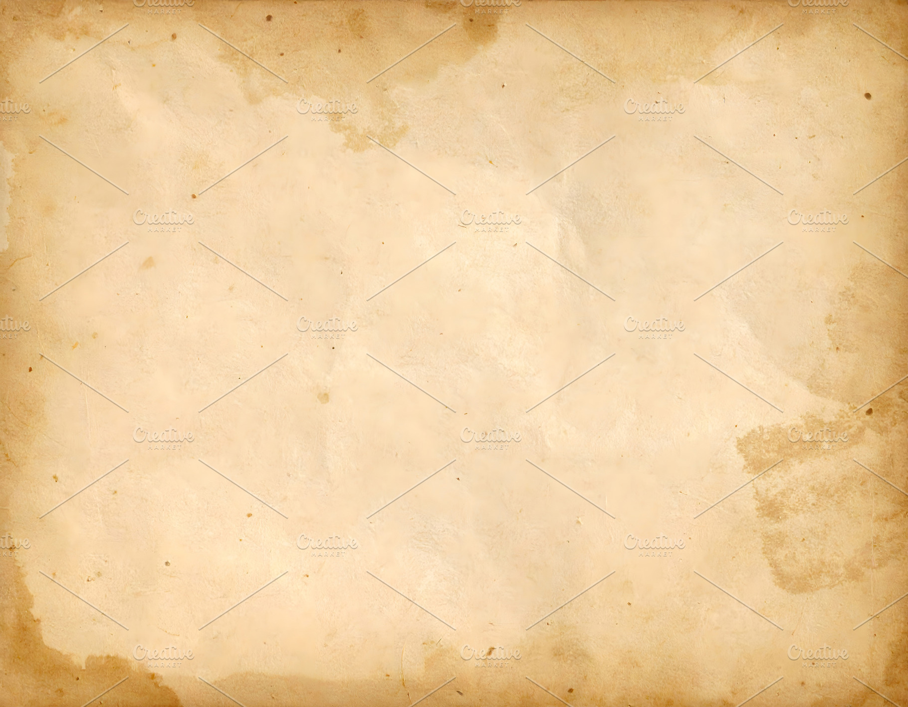 Vintage parchment texture with faded stains and rustic surface, a ...