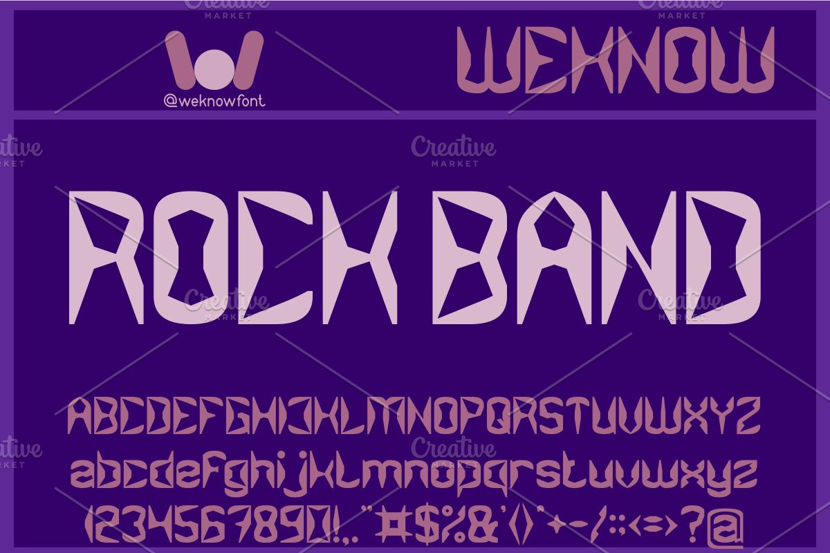 Rough and Raw font, a Font by weknow (Photo 4 of 8)
