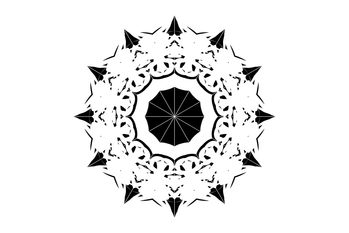 Artistic Mandala Vector Collection, a Decorative Illustration by NJ Himel (Photo 36 of 101)