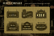 Art Deco Boardwalk Collection, a Decorative Illustration by Wingsart Studio (Thumbnail 3 of 9)