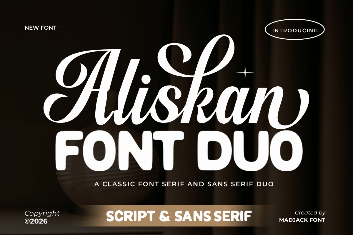 Aliskan Font Duo, a Script Font by Madjack.font (Photo 11 of 11)