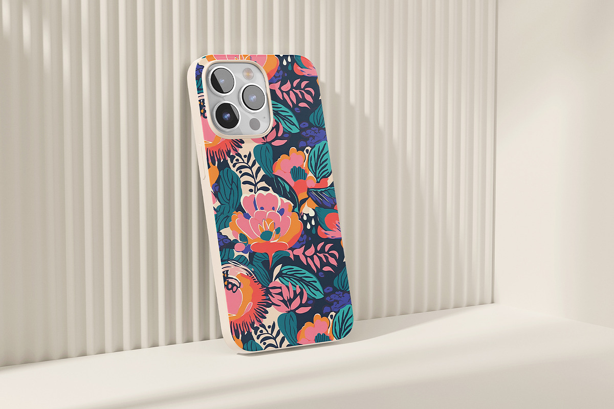 Colorful Painted Flower Patterns, a Pattern Graphic by RC graphics (Photo 9 of 10)