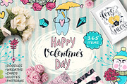 Valentine's day Big Collection, a Decorative Illustration by Kseniya_design (Thumbnail 1 of 10)