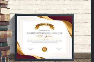 Modern Certificate Design Template