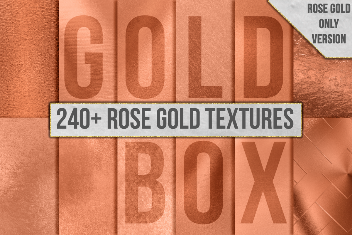 240+ Rose Gold Foil Texture Pack, a Texture Graphic by Paper Element (Photo 1 of 19)