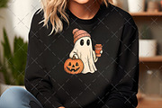 Halloween girl ghost Png, an Illustration by Craft Nest (Thumbnail 3 of 6)