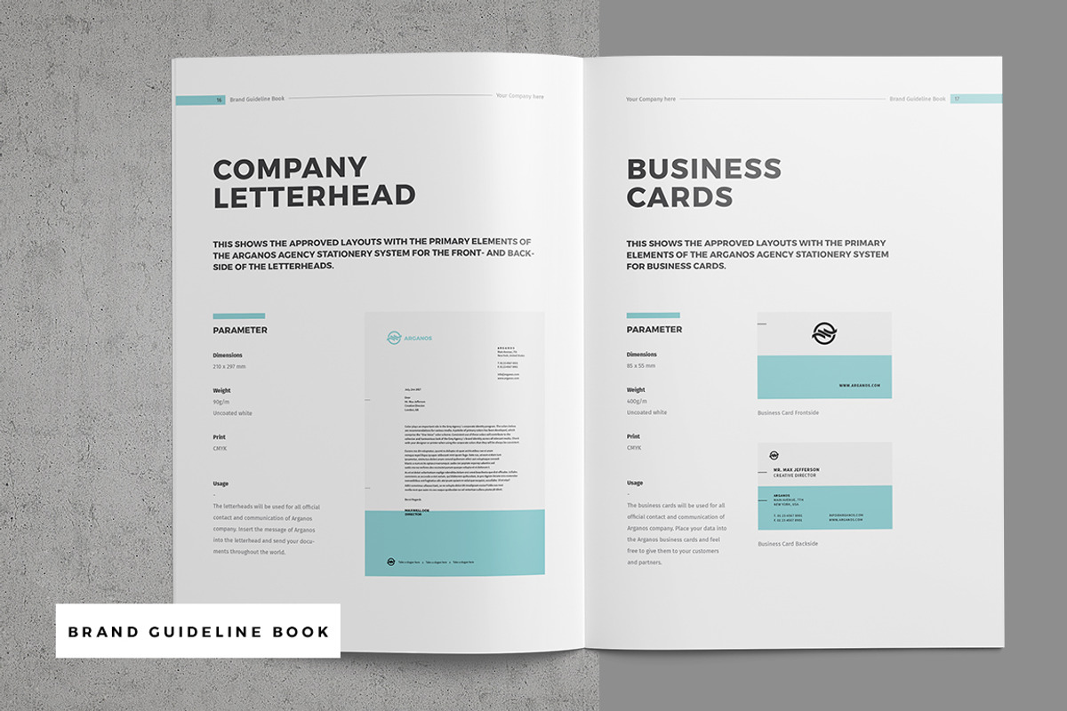 Brand Manual, a Brochure Template by Egotype (Photo 12 of 18)