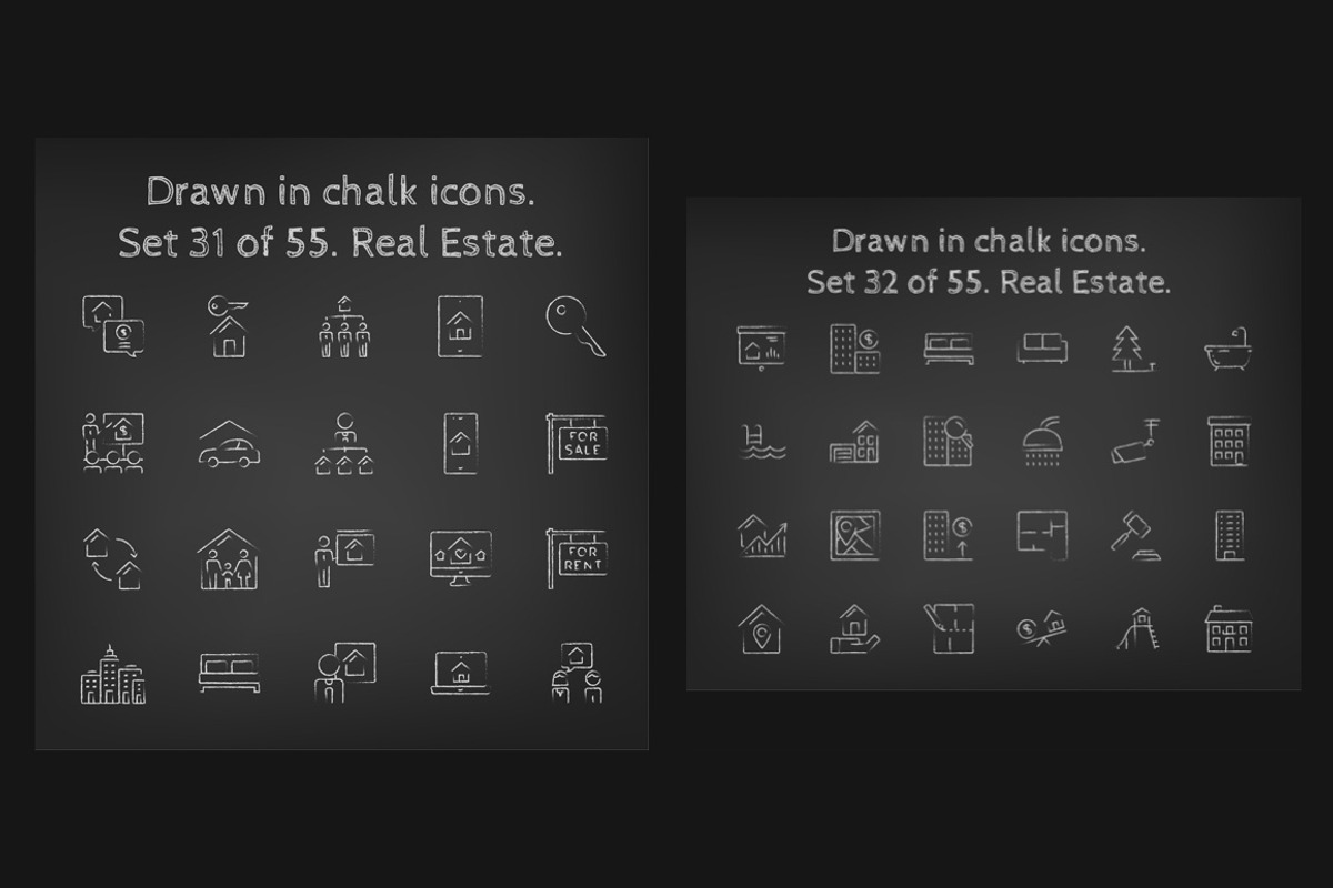 1100 Chalkboard vector icons pack, an Outline Icon by Visual Generation (Photo 19 of 31)