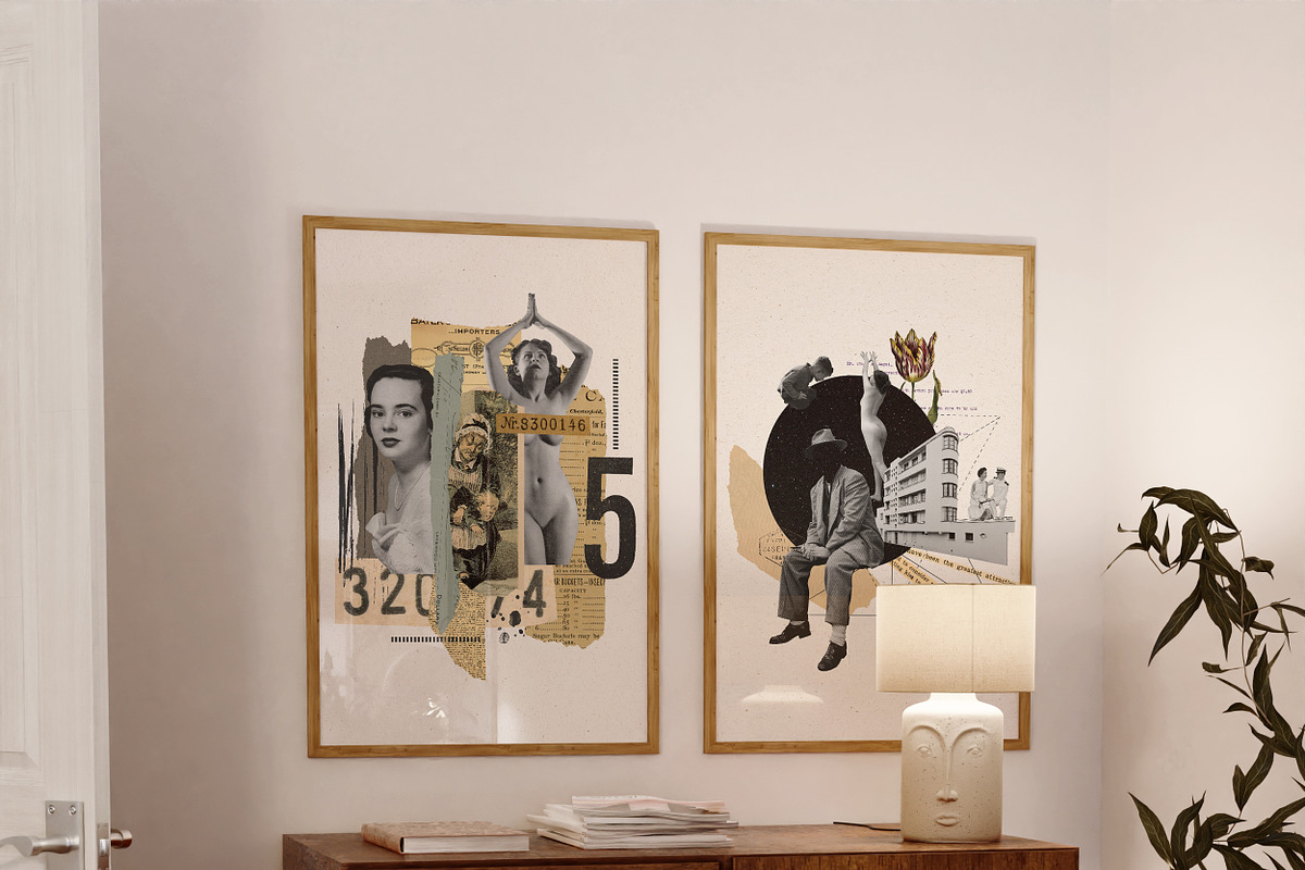 Vintage Collage Creator 1170+ Assets, an Object Graphic by Veris Studio (Photo 14 of 56)