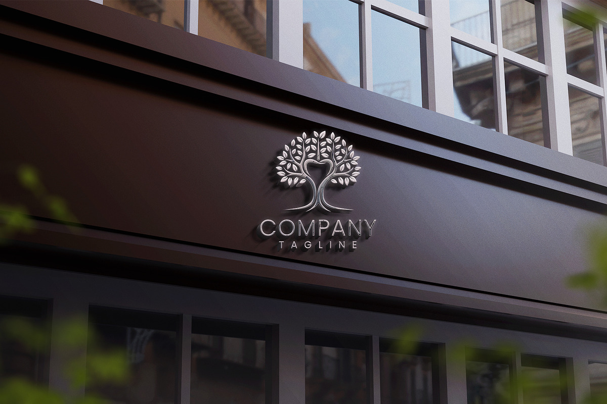 Elegant Dental Tree Logo, a Branding & Logo Template by HueNestify (Photo 3 of 3)