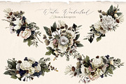 Winter Wonderland Floral Bouquets, an Illustration by Eclectic Anthology (Thumbnail 6 of 10)