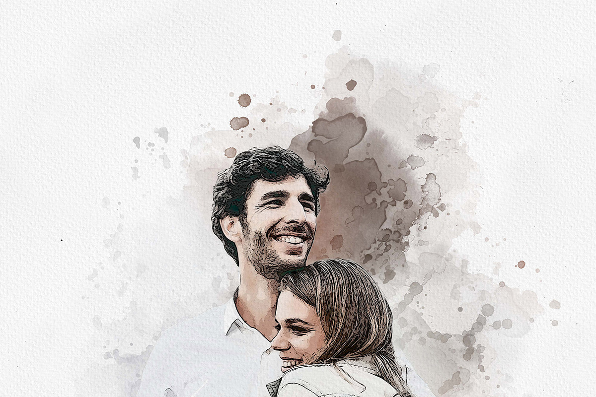 Wedding Watercolor Art Photo Effect, an Action Add-On by MRI STUDIO (Photo 16 of 22)