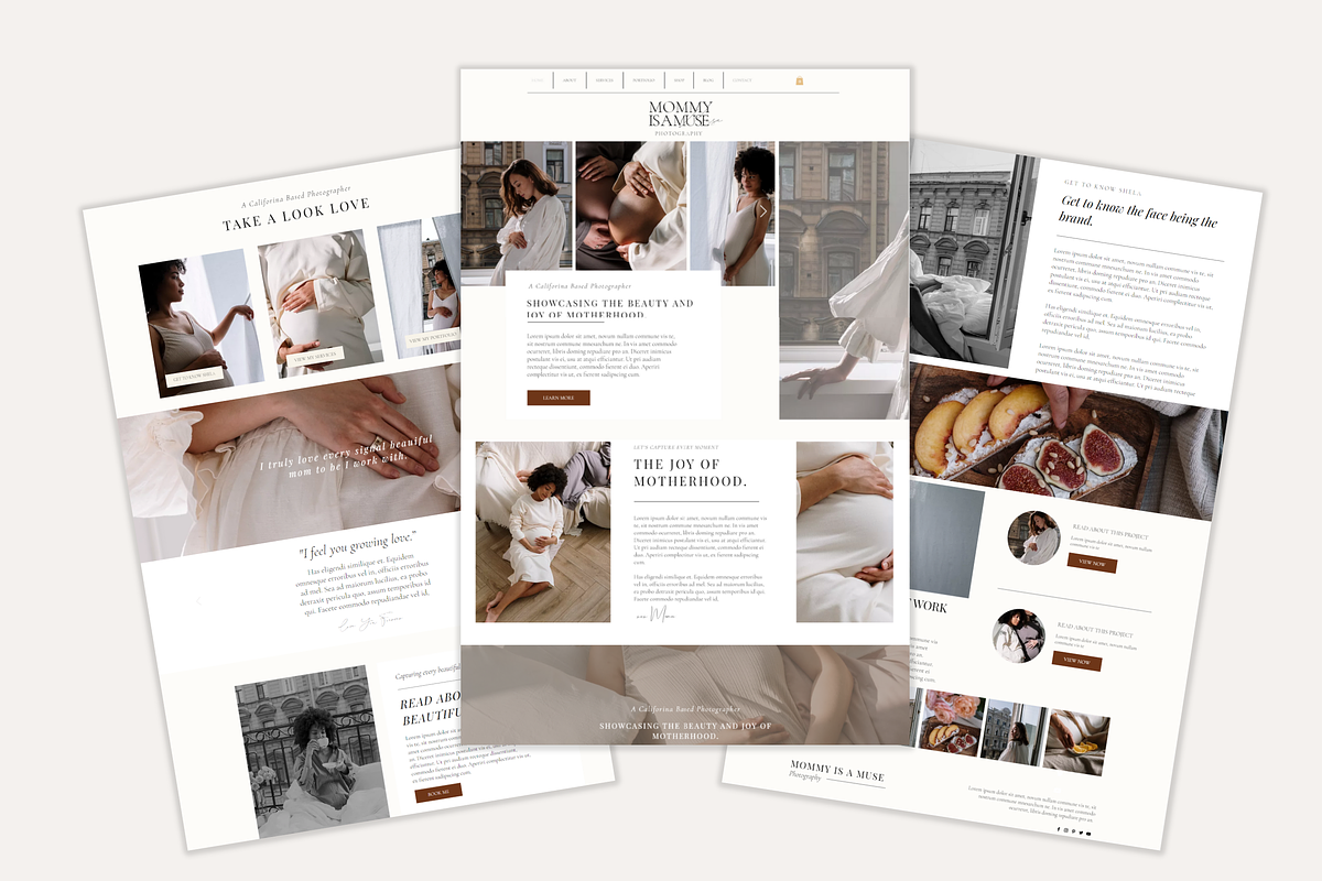 Wix Website Template | Mommy Muse, a Wix Template by Turia Avenue (Photo 2 of 6)