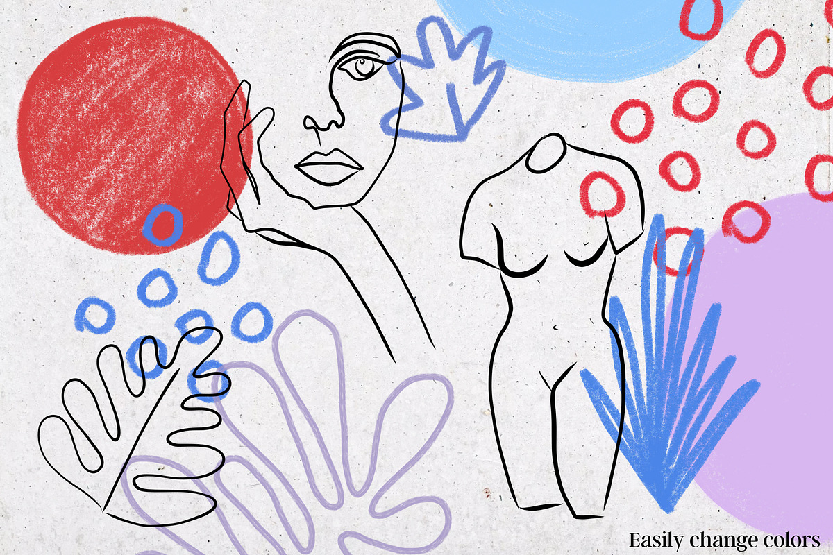 Artsy line drawings and shapes, an Illustration by Negative Space (Photo 8 of 9)