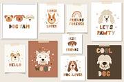 Dog Faces Bundle, an Animal Illustration by DearLetters (Thumbnail 8 of 11)