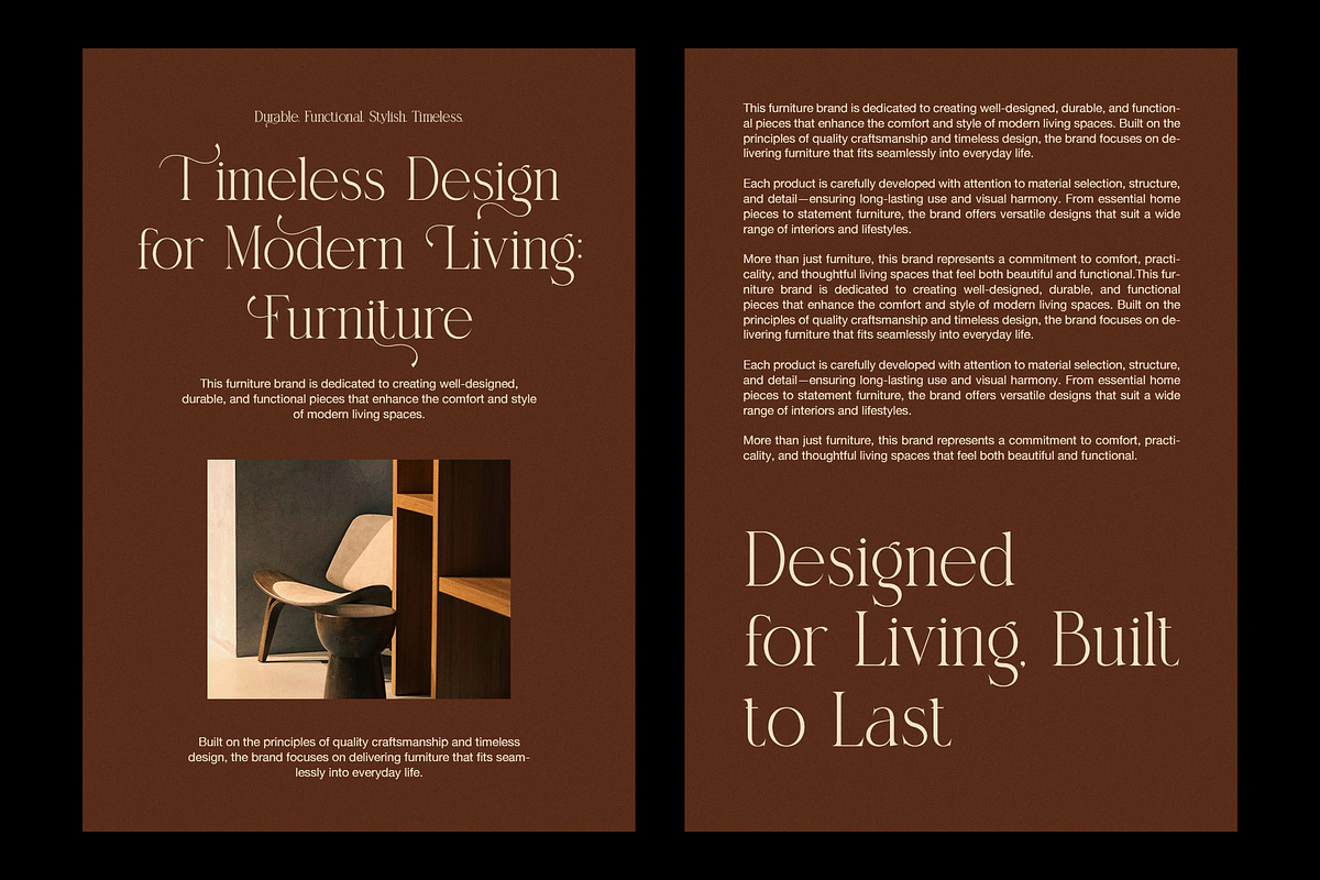 Thirand Elegant Serif Font, a Serif Font by Graphicxell (Photo 12 of 16)