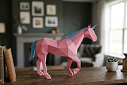 Unicorn sculpture - 3d papercraft, a Card Template by PAPER amaze (Thumbnail 4 of 4)