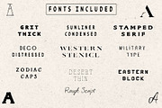 TEXTURE FONT COLLECTION (10 fonts), a Serif Font by Tropical Type (Thumbnail 2 of 11)