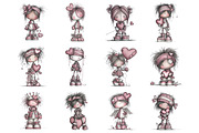 Valentines Voodoo Doll Clipart, an Illustration by Design Market (Thumbnail 3 of 3)