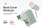 Book Cover Mockups - Hardcover Book, a Books & Magazine Mockup by Mr.Mockup™ (Thumbnail 2 of 11)