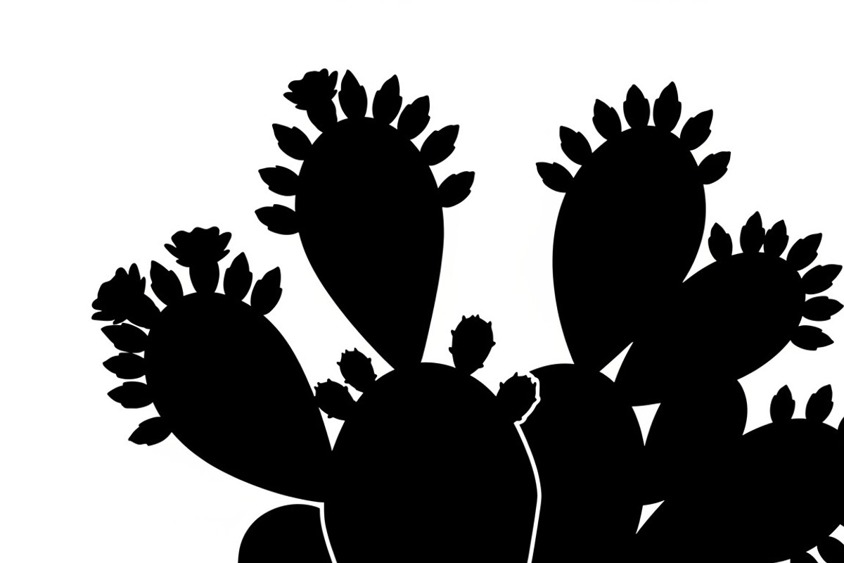 collection desert cactus silhouettes, an Illustration by Amazin_art (Photo 21 of 33)