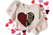 Valentine Skeleton Ribs Leopard Hear, an Illustration by DreamPrint404 (Thumbnail 7 of 8)