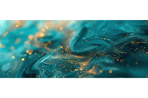 Emerald and Gold Marble Background, an Abstract Photo by BazziBa♥
