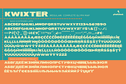 Kwixter, a Sans Serif Font by Sharkshock (Thumbnail 2 of 2)