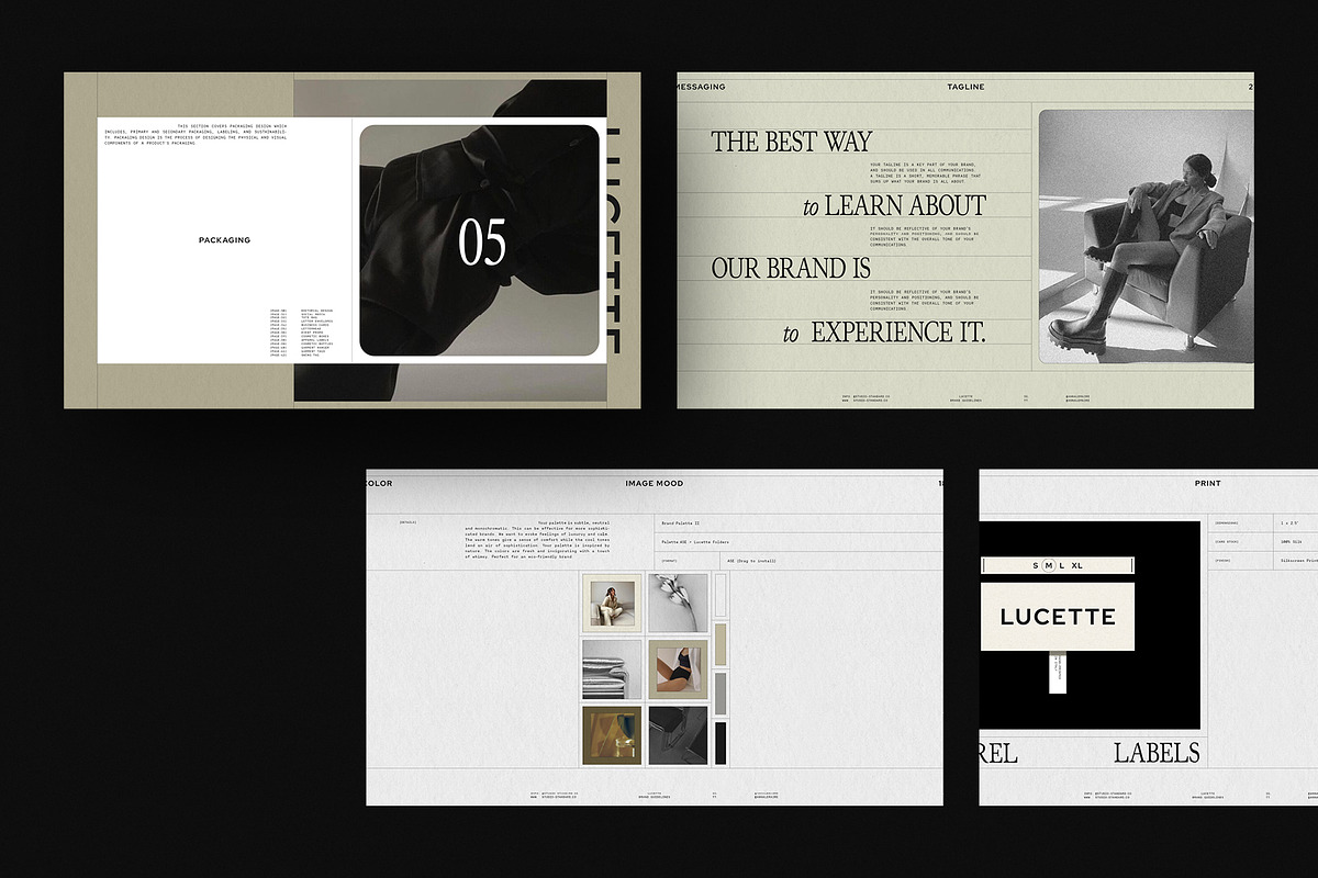 Lucette | Brand Guidelines, a Presentation Template by Studio Standard (Photo 10 of 12)