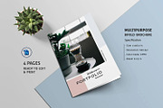 Multipurpose Portfolio Brochure, a Brochure Template by Template Shop (Thumbnail 1 of 5)