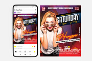 Saturday Cocktail Night Flyer (PSD), a Flyer Template by studioflyers.com (Thumbnail 1 of 2)
