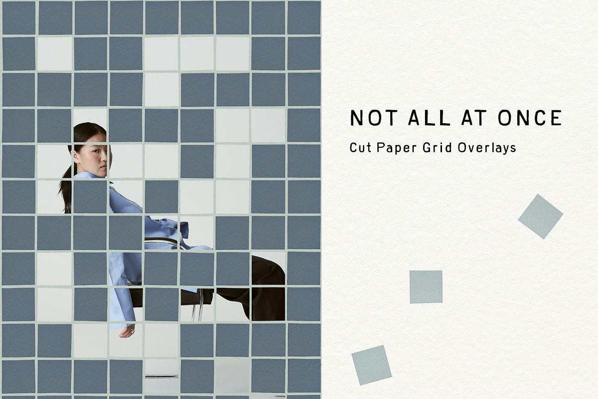 Not All at Once: Paper Grid Overlays, a Texture Graphic by alonahaidash (Photo 10 of 16)