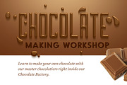 Chocolate Text Effect, a Layer Style Add-On by Evlogiev Studio (Thumbnail 5 of 8)