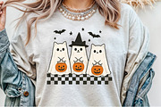 Ghost Spooky Cat Pumpkin Halloween P, an Illustration by Sublimation Artist (Thumbnail 7 of 9)