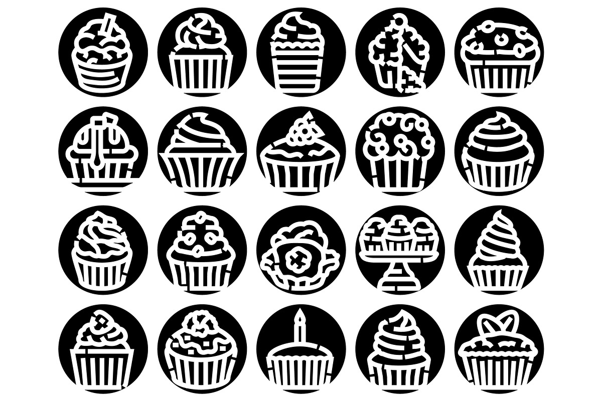 Cupcakes and muffins dessert sweet, an Object Graphic by pikepicture (Photo 2 of 3)