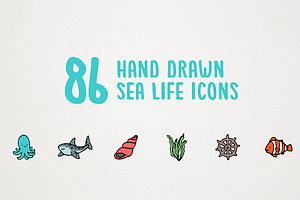 Sea Life & Oceans Icons