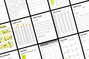 MAX Editable Fitness Planners