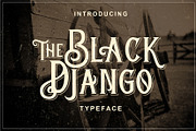 Black Django Typeface, a Serif Font by Blankids Studio (Thumbnail 1 of 6)