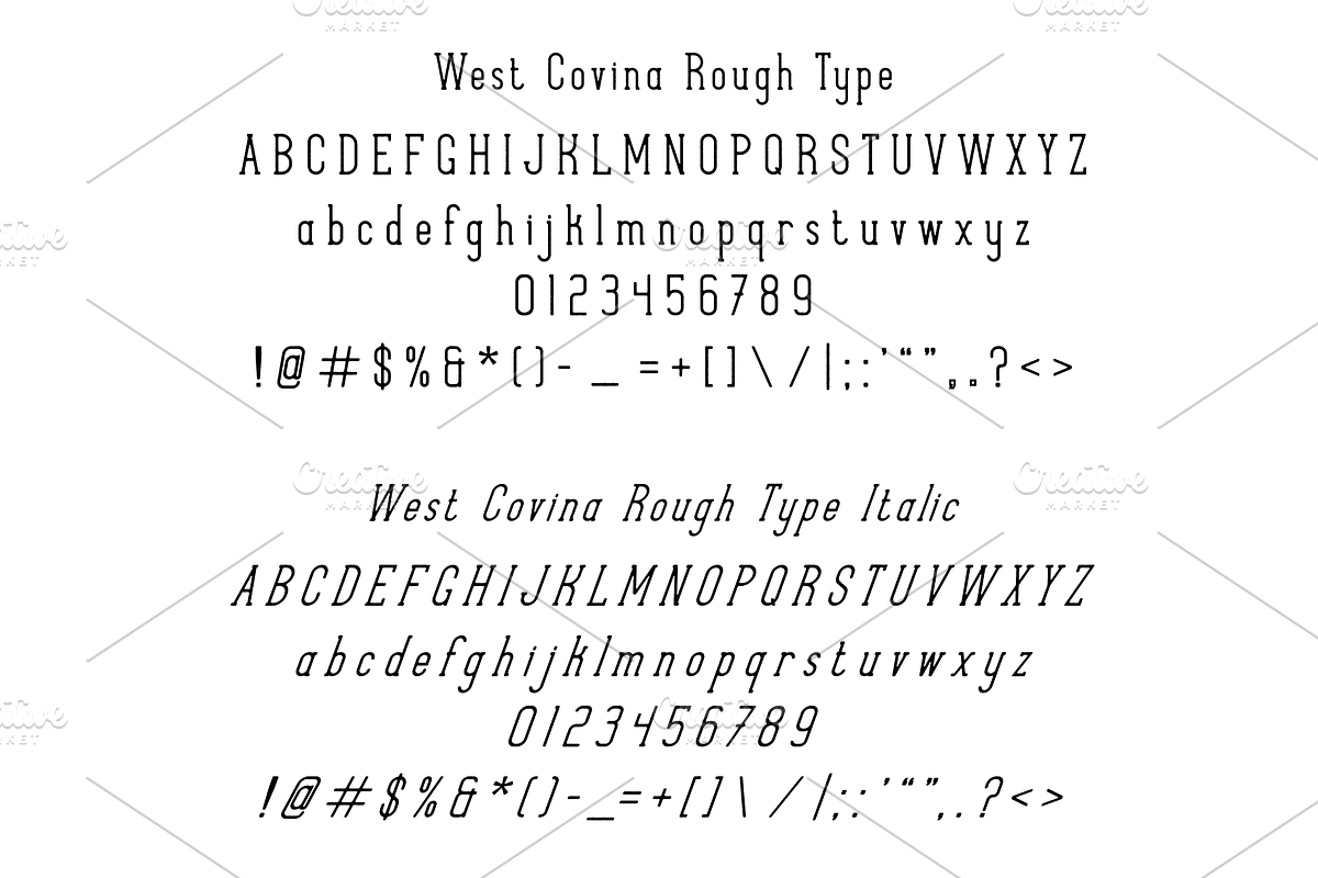 West Covina, a Slab Serif Font by Kuya Carthy Art + Design (Photo 6 of 6)