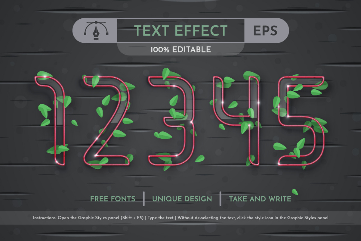 love Editable Text Effect, a Layer Style Add-On by rwgusev (Photo 6 of 7)