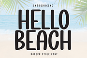 Hello Beach | Script Font, a Script Font by Scratchones (Thumbnail 1 of 8)